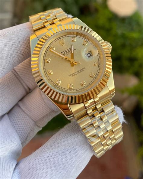 rolex gold saat